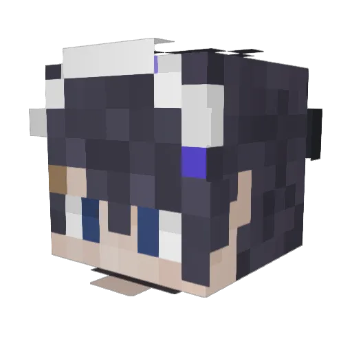 chris_cse Minecraft avatar head, 3D render