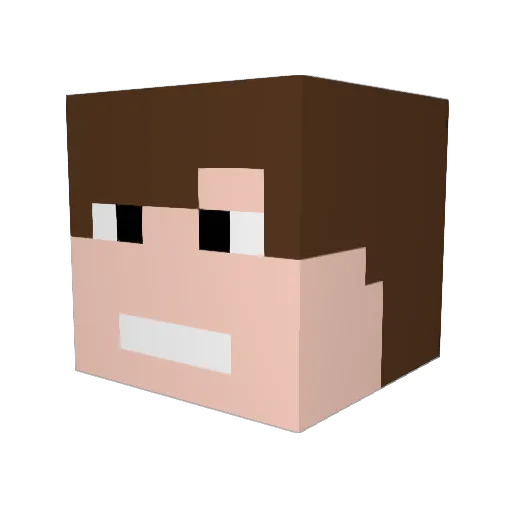 chris_lol88 Minecraft avatar head, 3D render