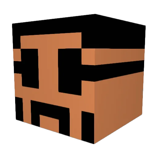 chris_x_pruek Minecraft avatar head, 3D render