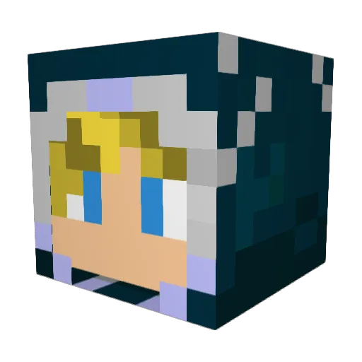 chrisbl610 Minecraft avatar head, 3D render