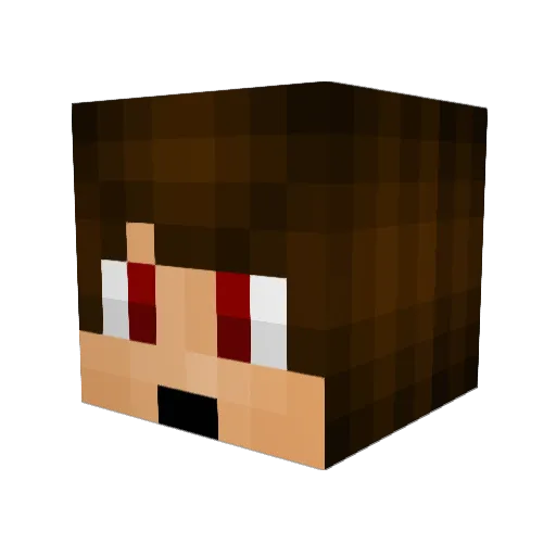 chrisbuchholz Minecraft avatar head, 3D render
