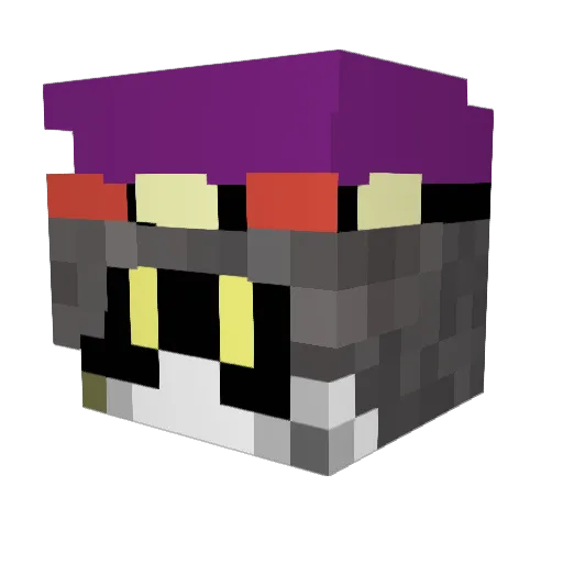 chriscraft091 Minecraft avatar head, 3D render