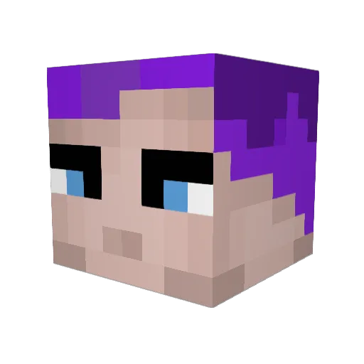 chriscrumble Minecraft avatar head, 3D render