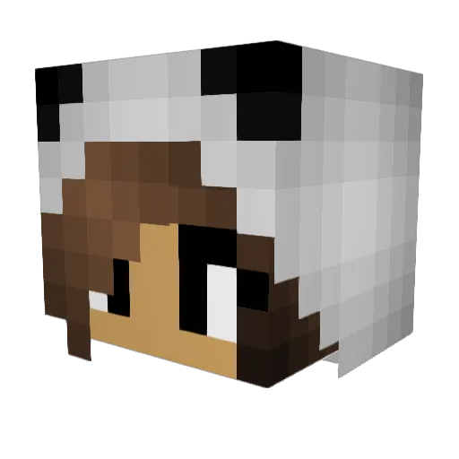 chrisiii36 Minecraft avatar head, 3D render