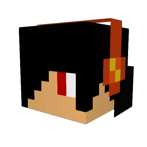 chrisjun Minecraft avatar head, 3D render