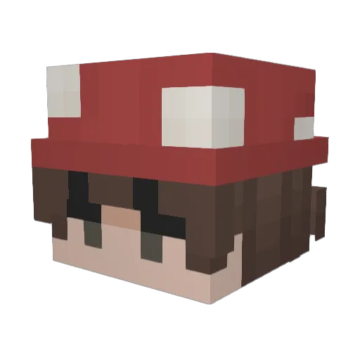 chrislay96 Minecraft avatar head, 3D render