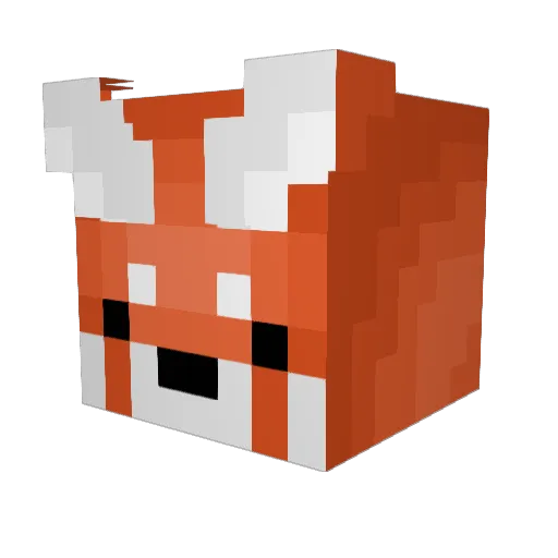chrisleybeer Minecraft avatar head, 3D render