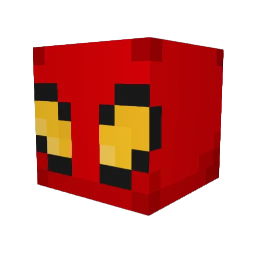 chrislybar Minecraft avatar head, 3D render