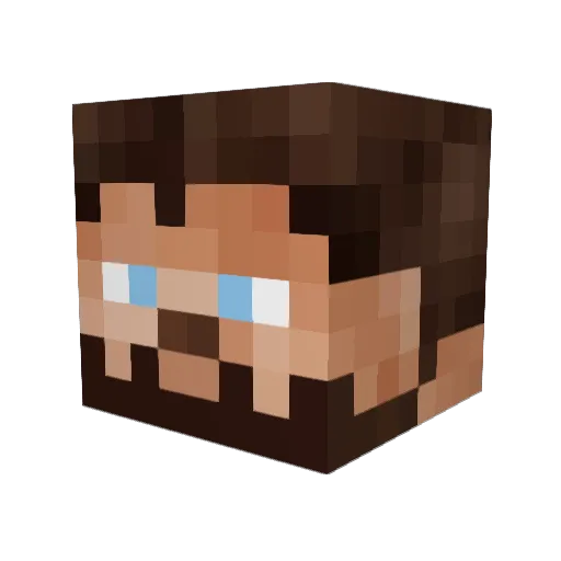 chrismadum Minecraft avatar head, 3D render