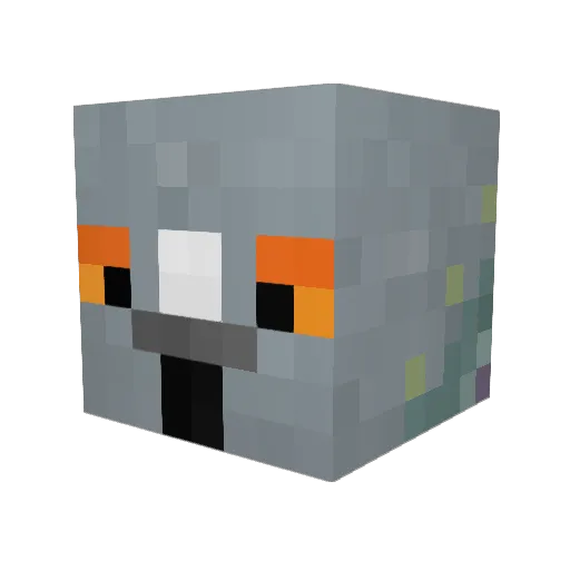 chrisnchips247 Minecraft avatar head, 3D render