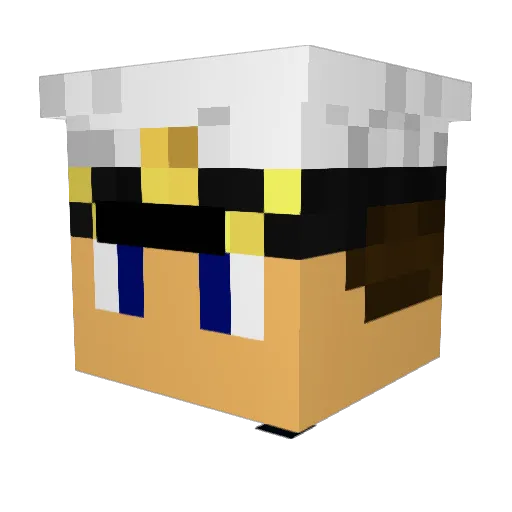 chriso132 Minecraft avatar head, 3D render