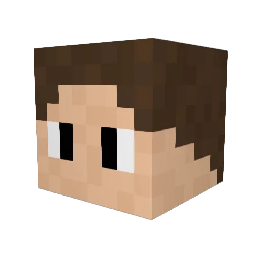 chrisp7180 Minecraft avatar head, 3D render