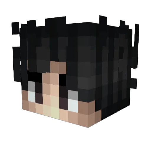 chrisphils26 Minecraft avatar head, 3D render