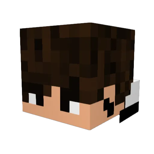 chrissavvy Minecraft avatar head, 3D render