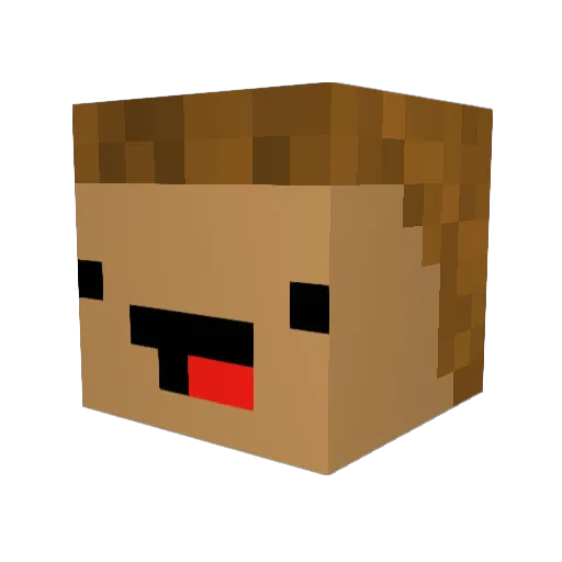 chrisselmof Minecraft avatar head, 3D render