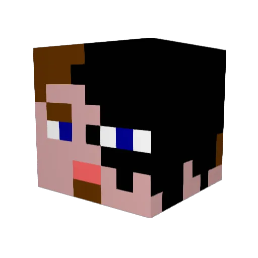 chrisshane17 Minecraft avatar head, 3D render
