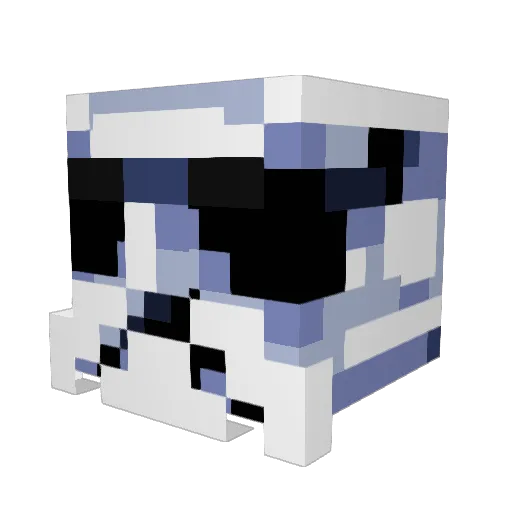 chrisslender Minecraft avatar head, 3D render