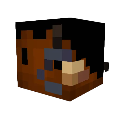 chrisstandre Minecraft avatar head, 3D render