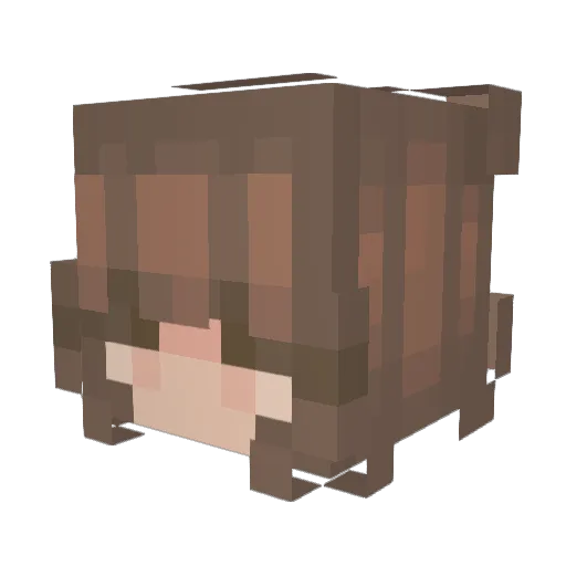 chrissy5780 Minecraft avatar head, 3D render