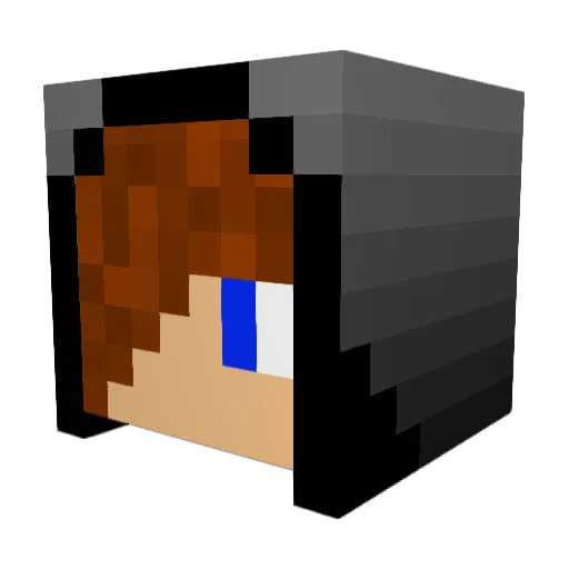 chrissyboi_OG Minecraft avatar head, 3D render