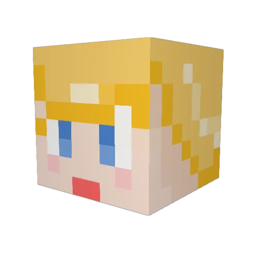 chrissybranso Minecraft avatar head, 3D render