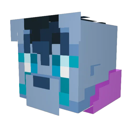 chrissyoons Minecraft avatar head, 3D render