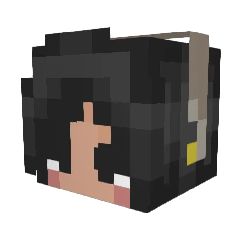 chrissyzea Minecraft avatar head, 3D render