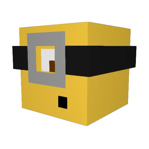 christ72 Minecraft avatar head, 3D render