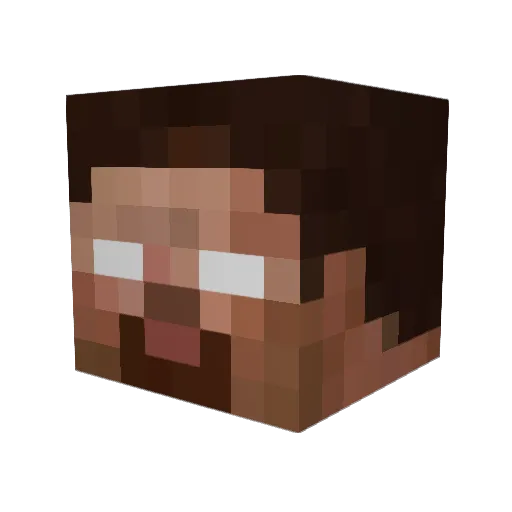 christ79 Minecraft avatar head, 3D render