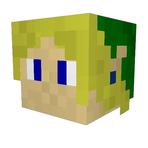 christ91 Minecraft avatar head, 3D render