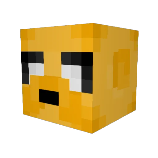 christacean1 Minecraft avatar head, 3D render