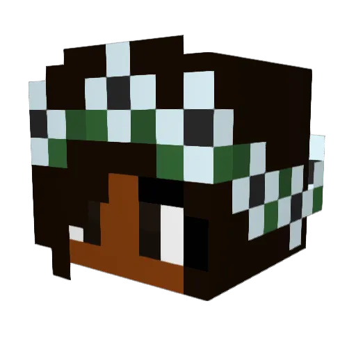 christeldiamond Minecraft avatar head, 3D render
