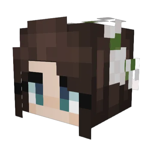 christenap Minecraft avatar head, 3D render