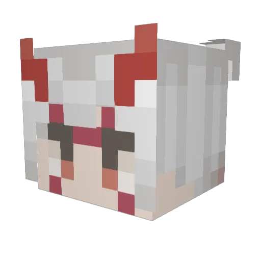 christequila Minecraft avatar head, 3D render