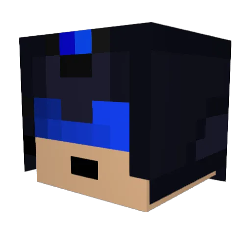 christhenoob Minecraft avatar head, 3D render