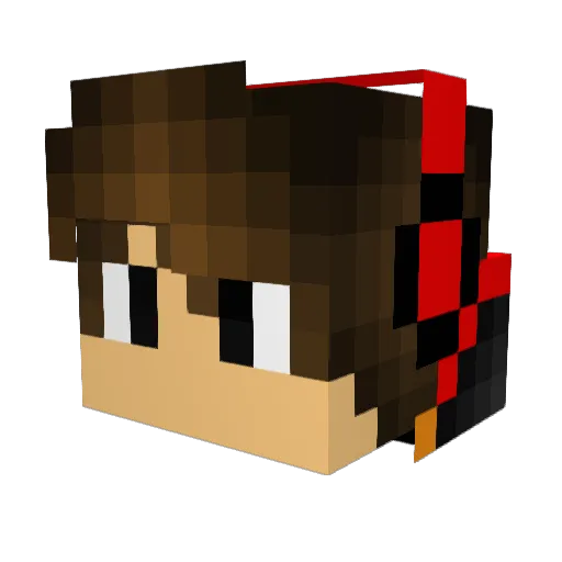 christiAAAn08 Minecraft avatar head, 3D render