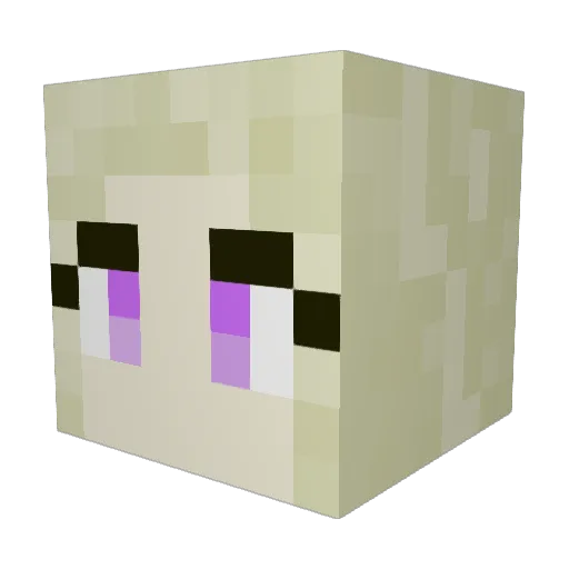 christian0695 Minecraft avatar head, 3D render
