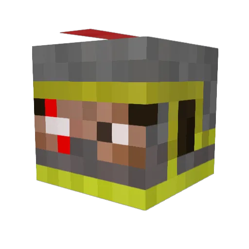 christian5080 Minecraft avatar head, 3D render
