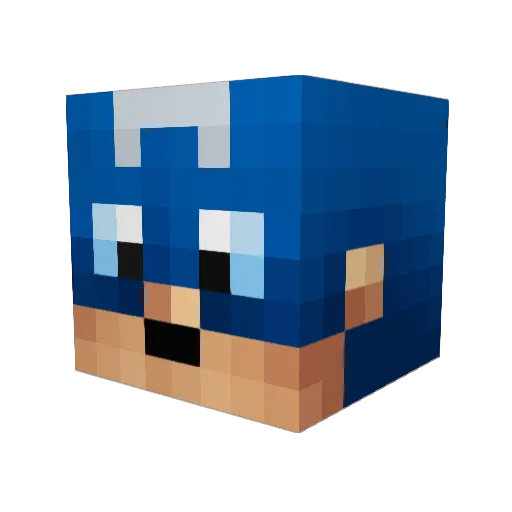 christian8807 Minecraft avatar head, 3D render