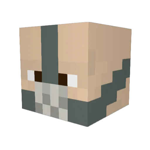 christianL37 Minecraft avatar head, 3D render