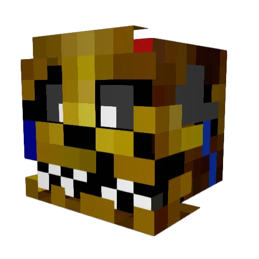 christianhulk Minecraft avatar head, 3D render