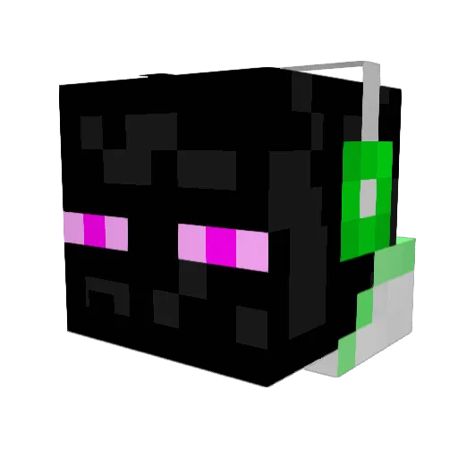 christianjava Minecraft avatar head, 3D render