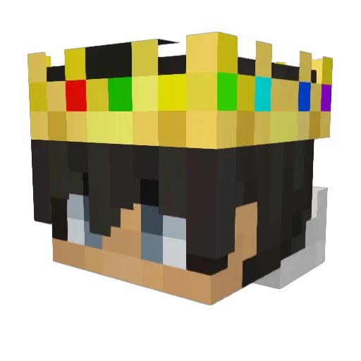 christiansquare Minecraft avatar head, 3D render