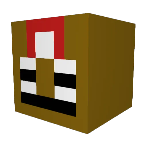 christiansteck Minecraft avatar head, 3D render