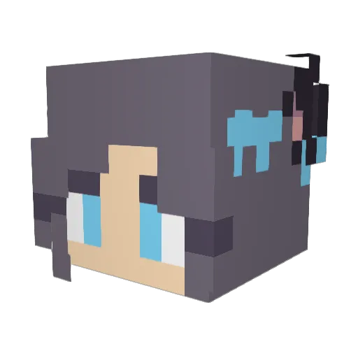 christianthewild Minecraft avatar head, 3D render