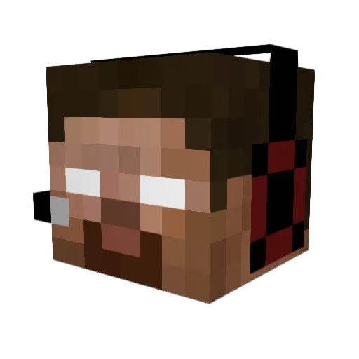 christianxHD Minecraft avatar head, 3D render