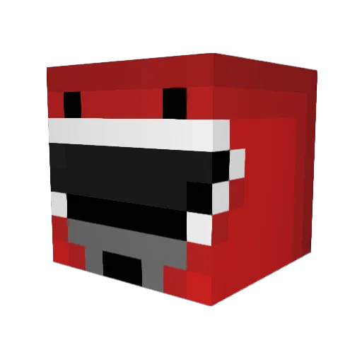 christina72 Minecraft avatar head, 3D render