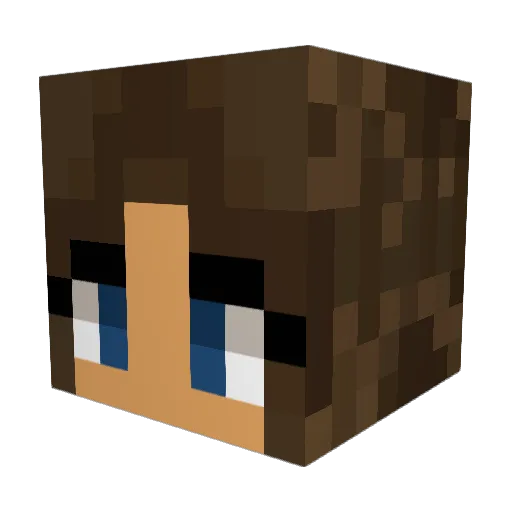 christinaalexia Minecraft avatar head, 3D render