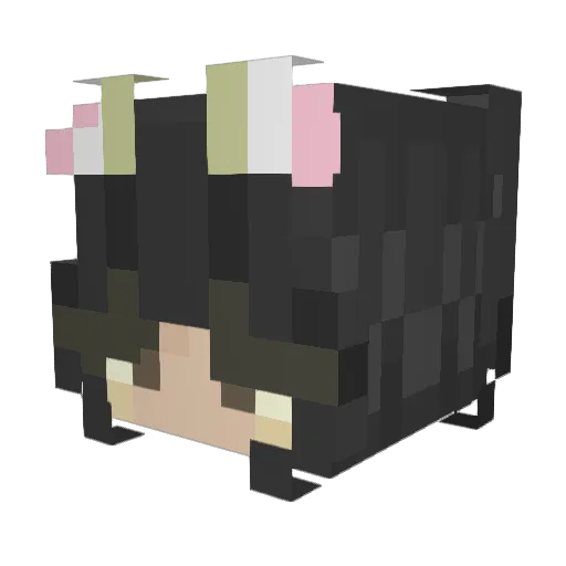 christinav08 Minecraft avatar head, 3D render
