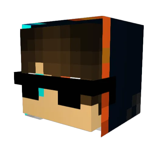 christoph4567 Minecraft avatar head, 3D render